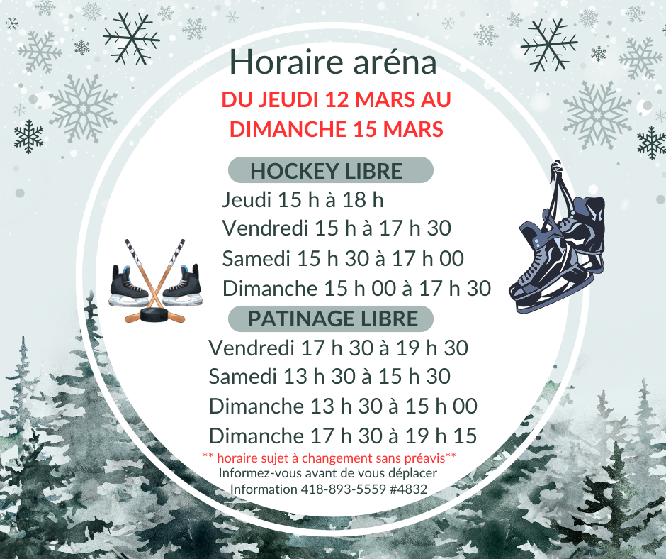 sem du 12 au 15 mars