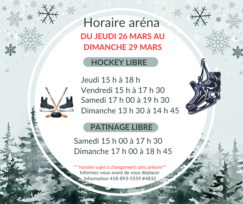 sem du 26 au 29 mars