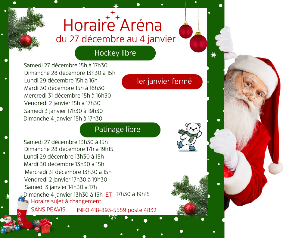 sem du 27 au 4 janvier